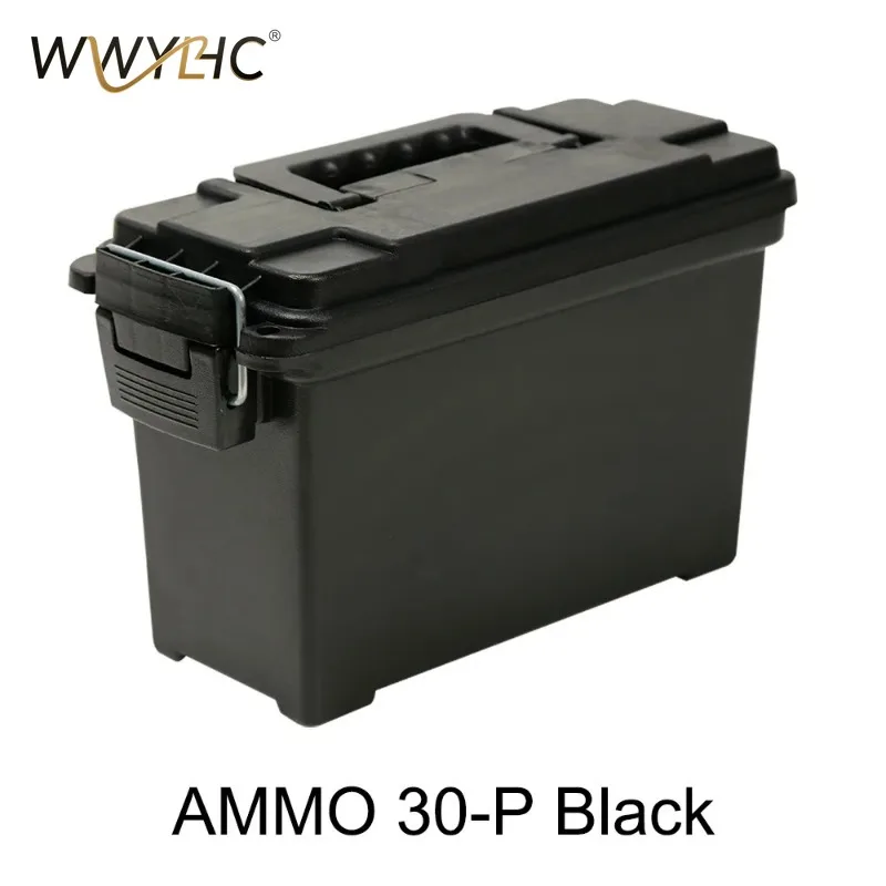 Hunting Tool Case Solid Black Plastic Lightweight，Dry Storage Box, Suitcase