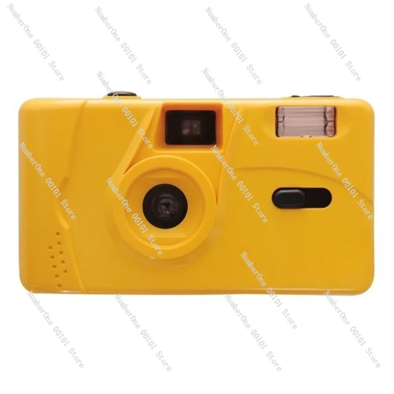 Reusable film camera compatible with replaceable film rolls,ideal for retro photography enthusiasts,travel snapshots and analog