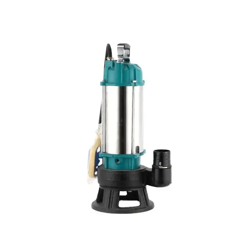 WQAS Powerful Electric Seawater Resistant Dewatering Submersible Drainage Sewage Cutting Pump