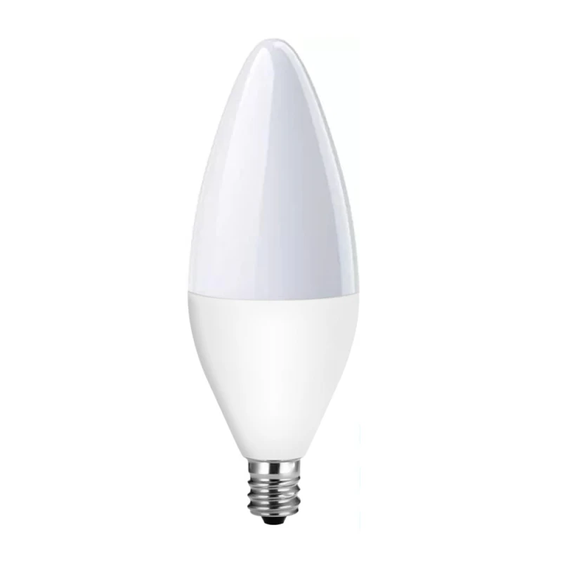 Led Bulb Tuya Smart Candle Bulb 3.0 Smart Home Works With Alexa Home E12 E14 Rgbcw 5w Voice Control