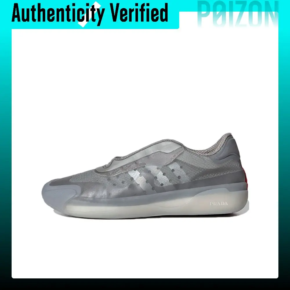PRADA X Adidas Luna Rossa Casual Shoes Unisex Low-top Gray FW1079