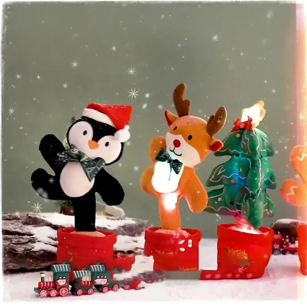 만화 캐릭터 선물 홈 데코 춤추고 노래하고 녹음하여 말하기 배우기