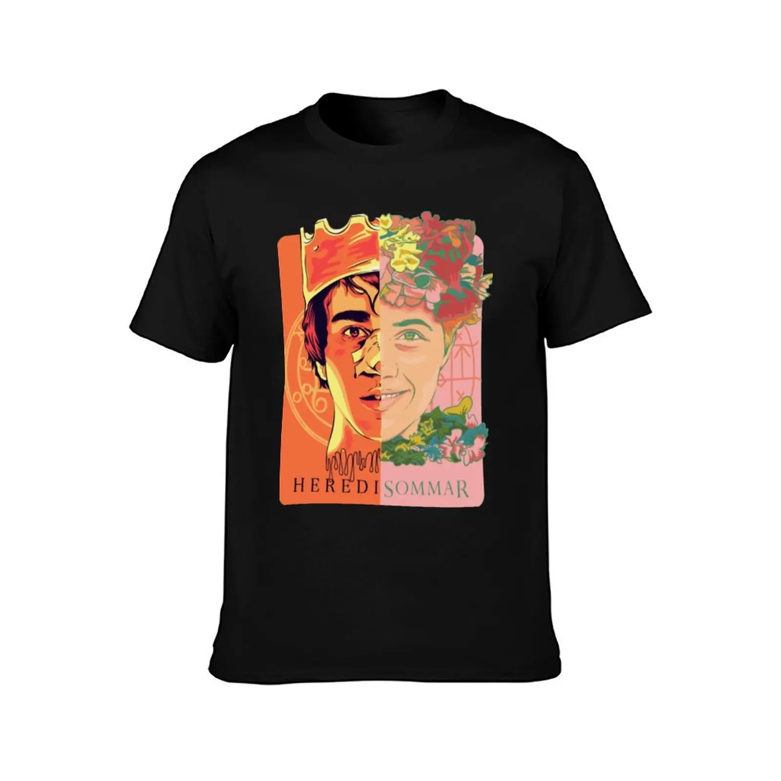 Hereditary Heredi-Sommar Hail Paimon T-Shirt, Summer Casual Cotton Tee, Oversized Streetwear Tops, Vintage Graphic Print