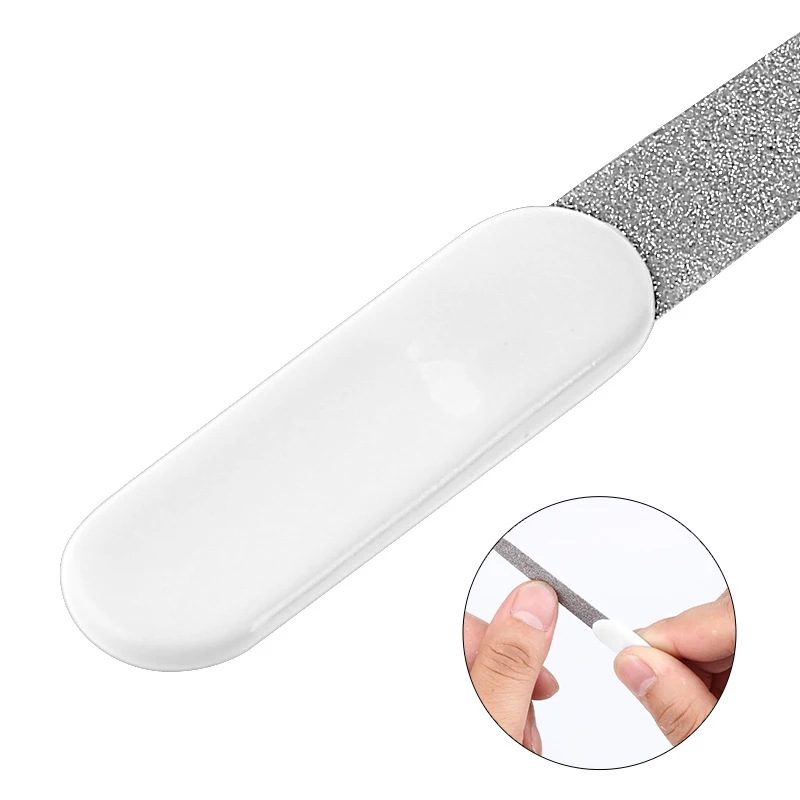 Dissolvant professionnel de vernis à ongles en métal Double face, 24 pièces, tampon pour manucure et pédicure, toilettage des doigts et des orteils, outils de soins des ongles