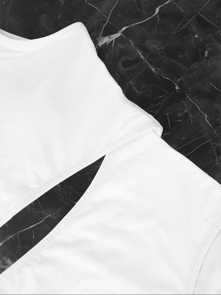 2pcs/Set Solid Color Ladies Bra Underwear Set Sexy Lingerie Women Bra Single Shoulder Swimsuit Underpants Biquinis Suit