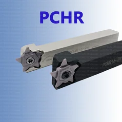 Pchr 12 CNC溝工具ホルダー、PCHR12-24 PCHR16-24 PCHR20-24 PCHR25-24 PCHR25-24、超硬インサートの使用、外部カッターバー、外部カッター