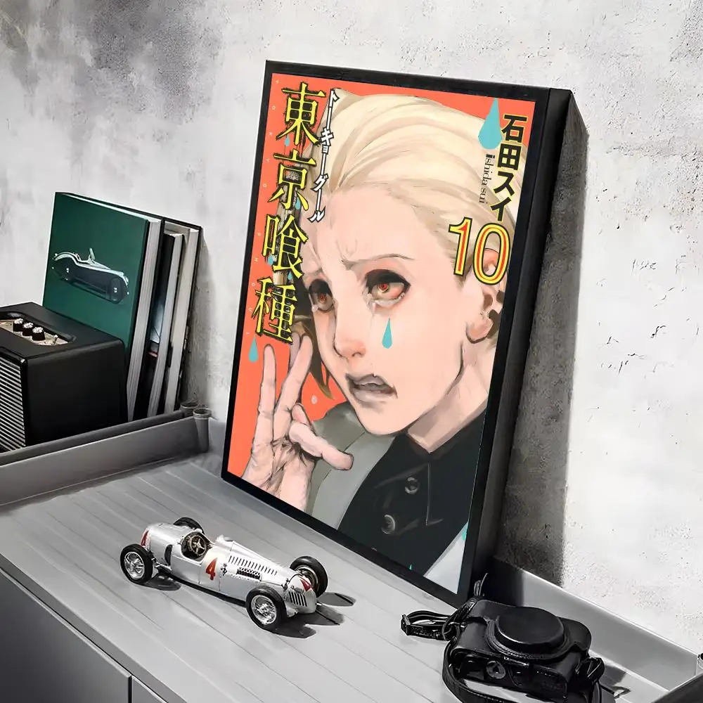 T-Tokyo Ghoul Anime-Poster-Aufkleber, HD-Gemälde, selbstklebende Kunst für Schlafzimmer, Wohnzimmer, Heimdekoration, moderne Wandaufkleber, Geschenk – Detail 19