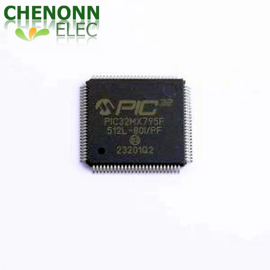 

2PCS/LOT PIC32MX795F512L-80I/PF (Microcontrollers)