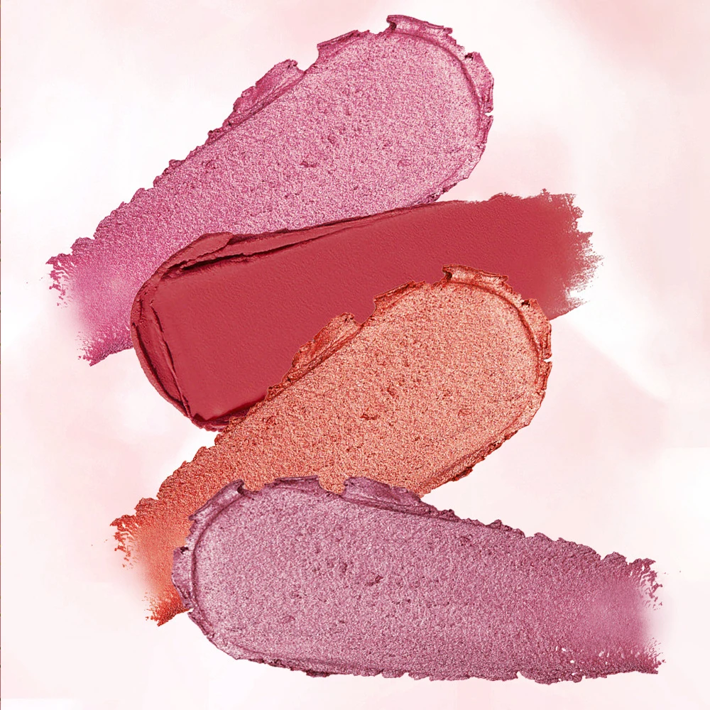 2 in 1 モノクロアイシャドウ、軽量、ミックス可能、ロングプロジェクション、自然な演色 - 日常使いに最適、コンベ