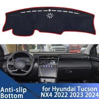 Para Hyundai Tucson NX4 2022 2023 2024 tablero de cubierta alfombrilla antideslizante almohadilla protectora accesorios de coche alfombra parasol