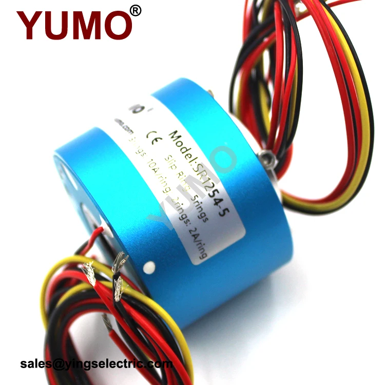 SR1254-5 Turbine generator through bore slip ring