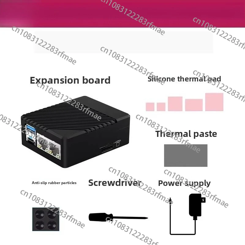 Mini Dual Gigabit Ethernet Base Board Designed Compute Module 4 USB 2.0 Port 5V, Type-C Interface