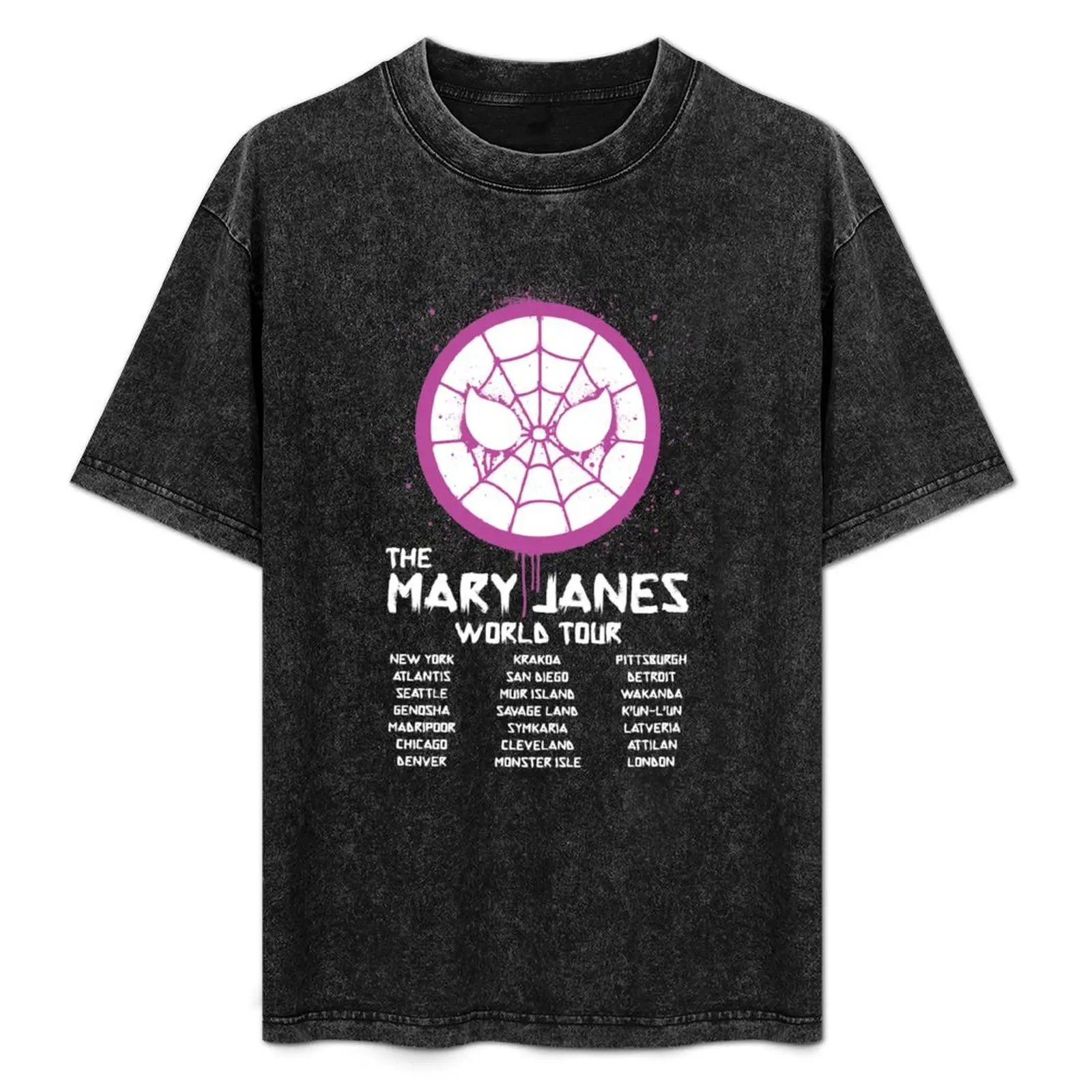

Mary Jane`s World Tour T-Shirt Large Size Soft Cotton T-Shirt