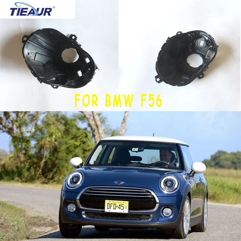 

High Standard Left&Right Headlight Housing Base Plastic Black for BMW F56 Lampshade Lens Lamp Back Cover Replacement Assembly
