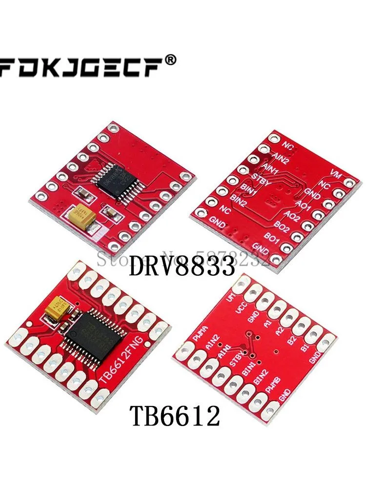TB6612 DRV8833 podwójny sterownik silnika 1A TB6612FNG dla Arduino mikrokontroler lepszy niż L298N — zdjęcie 2