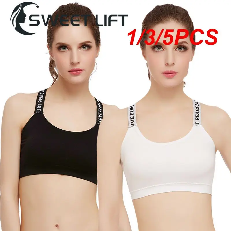 1/3/5PCS Running Bra Seamless Design Trendy Extra Coverage Sports Bra Fitness Popular Shockproof Comfortable Modern