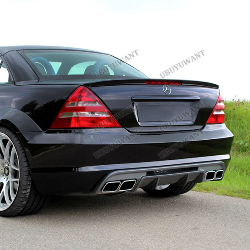 Für Benz 1998-2004 R170 SLK Klasse SLK230 SLK32 A M G Hinten Stamm Lippe Carbon Faser Flügel spoiler Auto Styling Original Fabrik