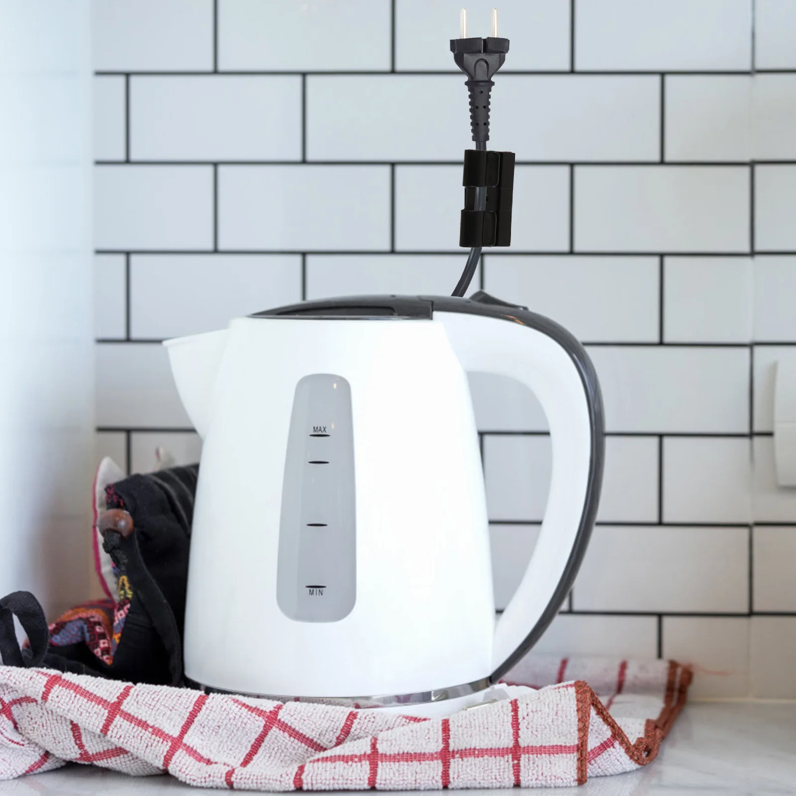 10Pcs Cable Clips Self-Adhesive Wire Management Organizer Holders for Desk Wall Cord Clamp Retainer Nylon Cord Clip