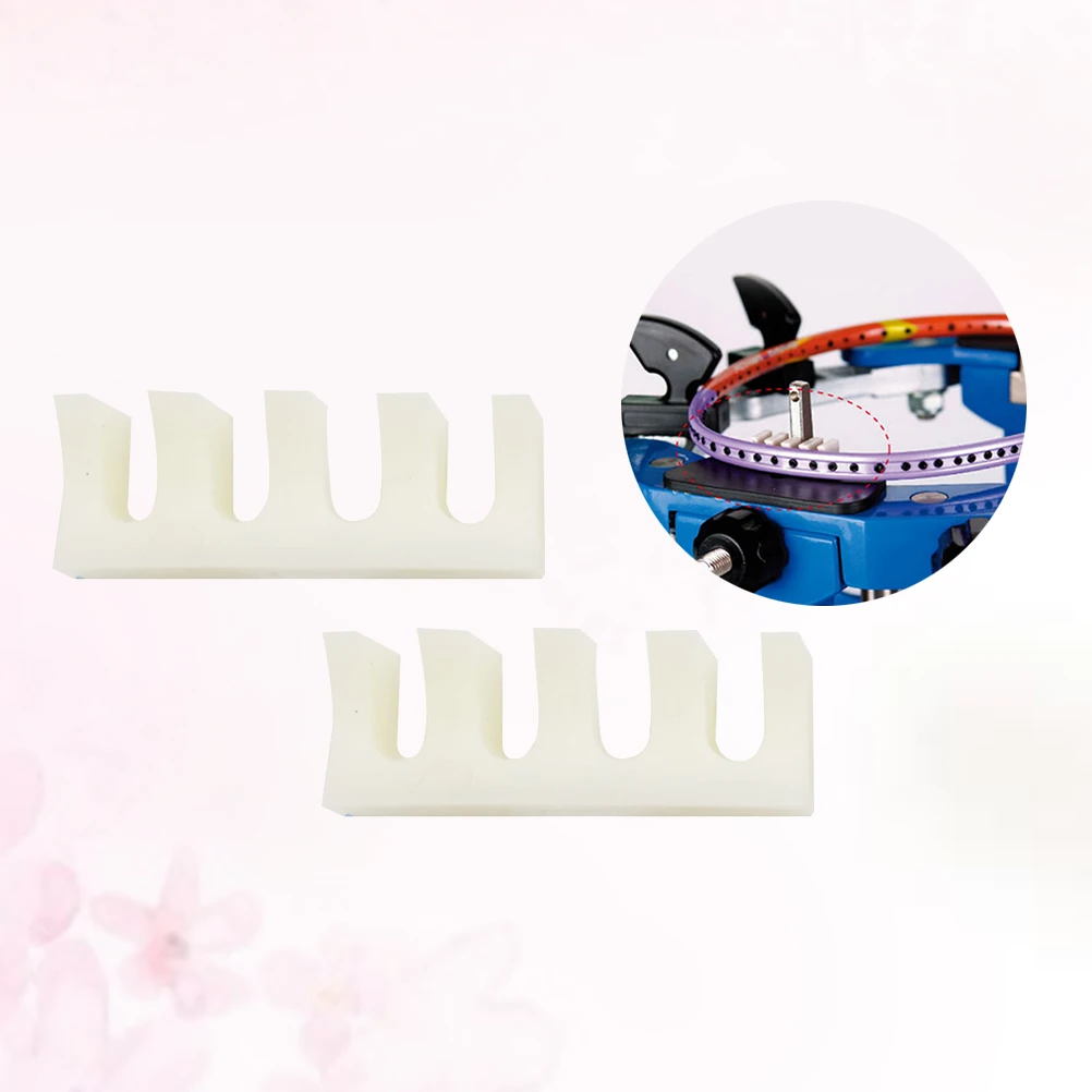 

2Pcs Badminton Racket Stringing Machine Tool Pressure Reducer Load Spreader High Pound Protector Attachment Black