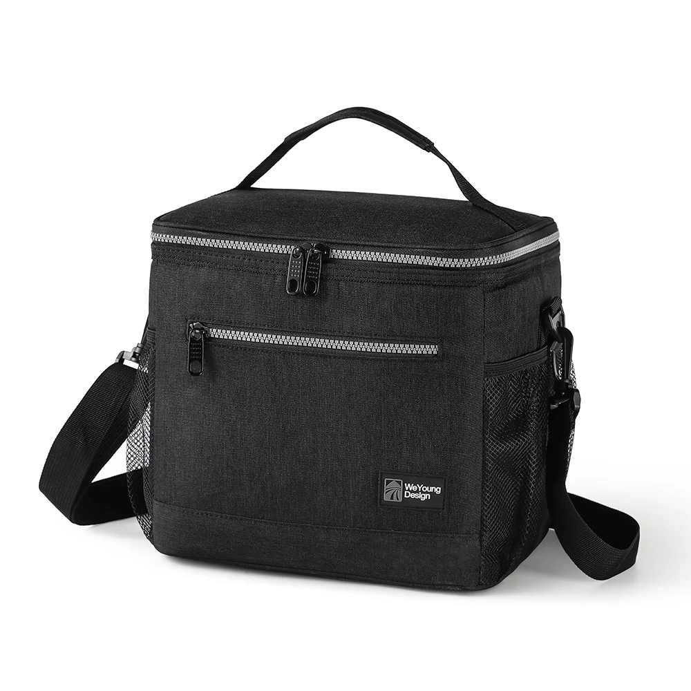 12L wasserdichte Isolierungs-Campingtasche mit PEVA-Folie-Innenfutter, große Kapazität, Mittagessen- und Bento-Tasche für Arbeit und Pendeln – Detail 14