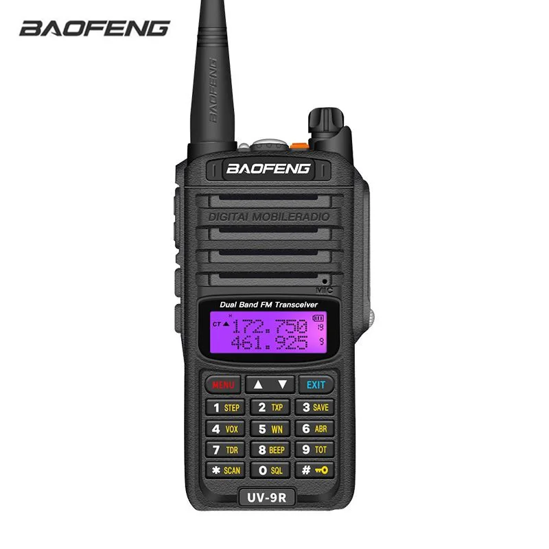 

Baofeng BF-UV9R Walkie Talkie Waterproof Dustproof High Power Frequency Modulation Handheld Intercom Construction Site Outdoor