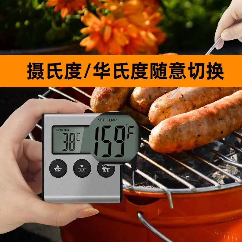 BBQ probe barbecue oven thermometer barbecue oven high temperature accurate measurement