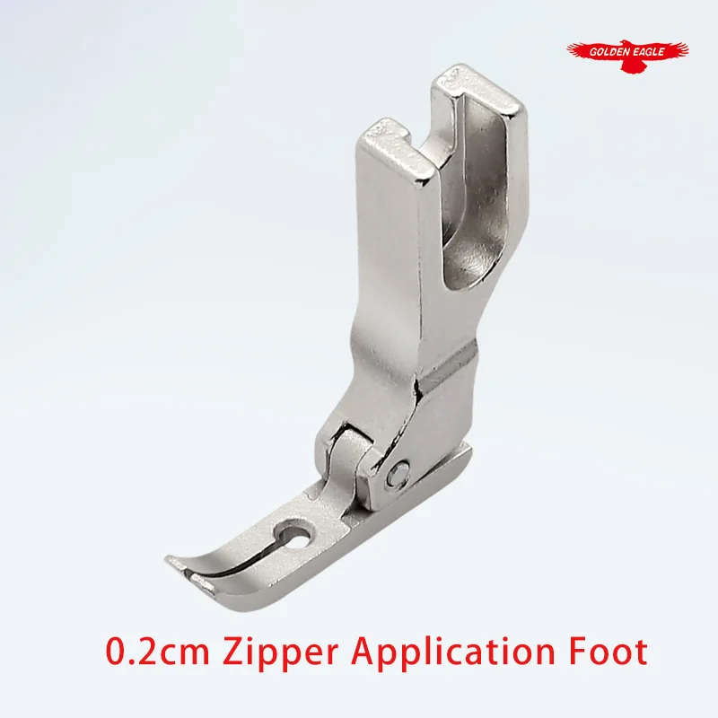 Golden Eagle P363 Presser Foot Zipper Foot 0.2 Cording Foot Universal for Lockstitch Sewing Machine Parts
