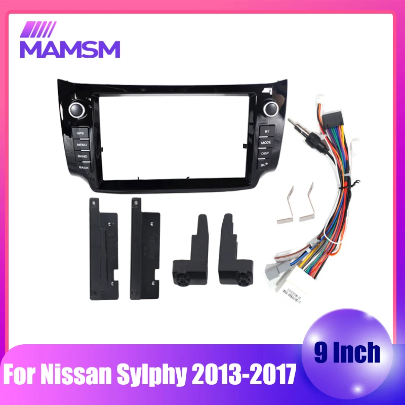 

Car Radio Fascia For Nissan Sylphy 2013-2017 DVD Stereo Frame Plate Adapter Mounting Dash Installation Bezel Trim Kit