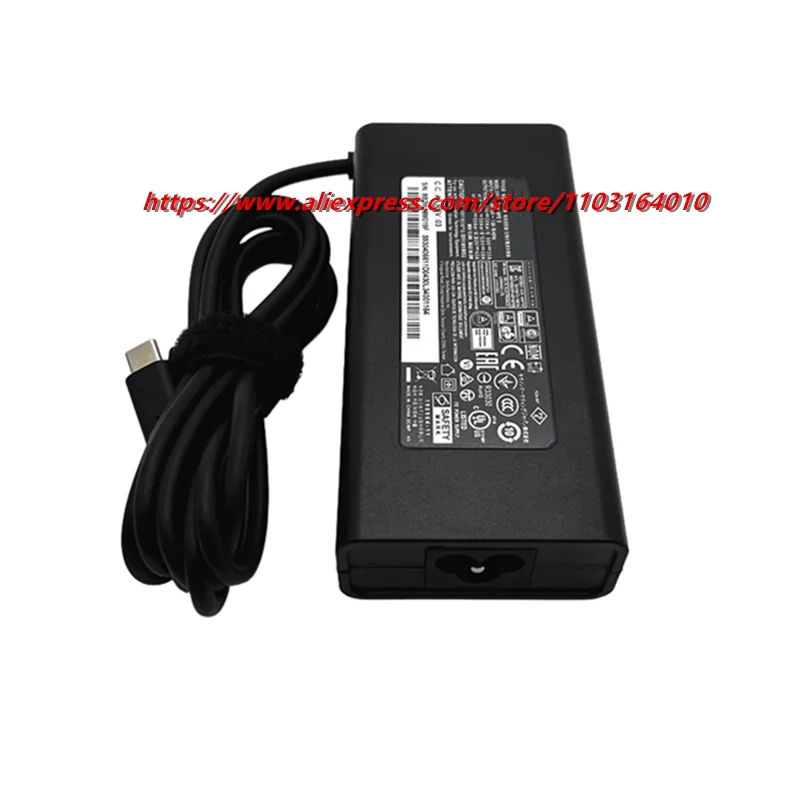MSI Summit E14 A11SCS-088 A11SCST A11SCST-087 E15 A11SCST/GTX1650 충전기용 오리지널 ADP-90FE D 90W 20V 4.5A USB-C AC 어댑터