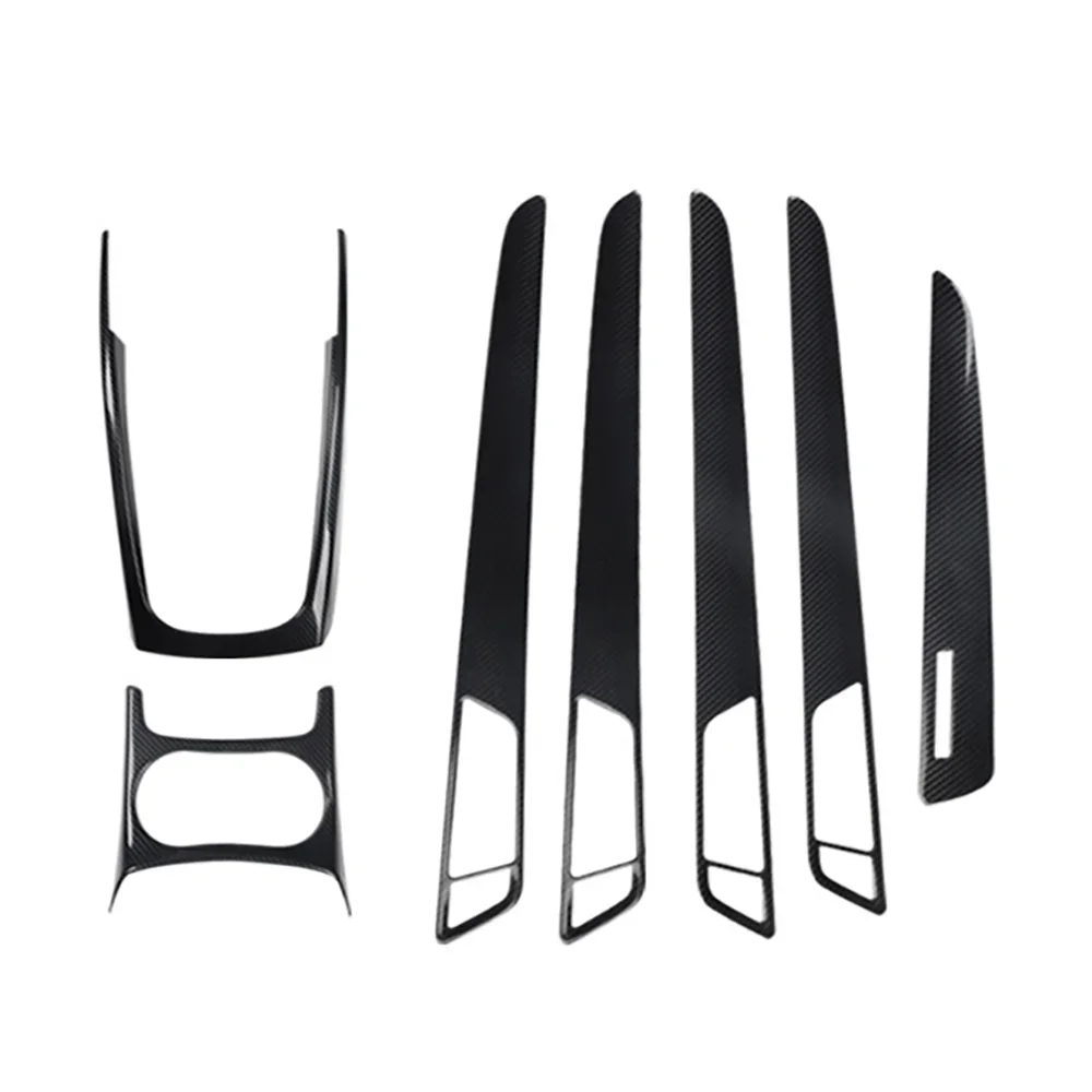 

For Audi Q5 (2010-2016) LHD Console Armrest & Gear Shift Decoration Frame Cover - Carbon Fiber Interior Trim