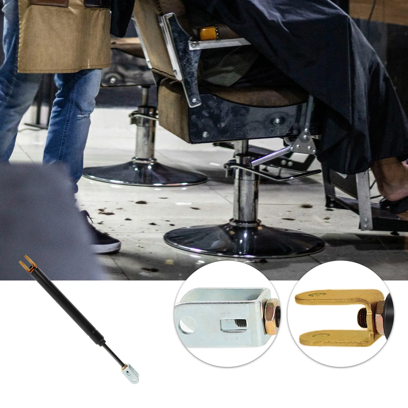 

Barber Fittings Iron Gas Spring Hydraulic Chair Mounting Salon Chair Pump Replacement Durable Sturdy Repair Part For Beauty