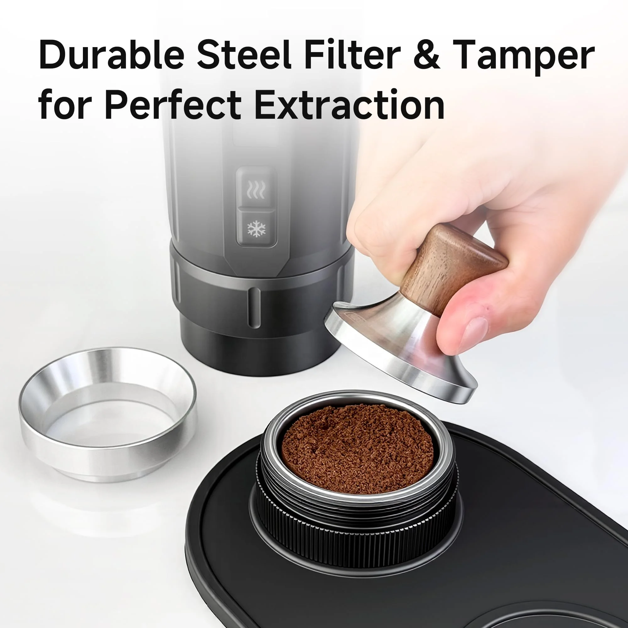 Portable Espresso Machine Travel USB-C Charging Self-heating Electric USB Capsule Espresso Maker Mini H4C Coffee Maker - view 6
