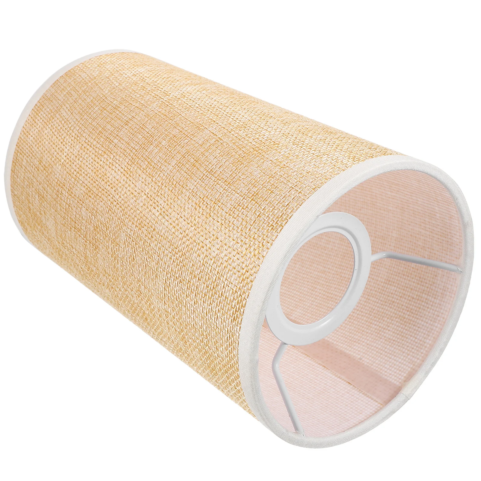 

1Pcs Linen Cloth Lampshade Durable Ceiling Lamp Cover Exquisite Light Diffuser Protective Home Decor Lamp Shade