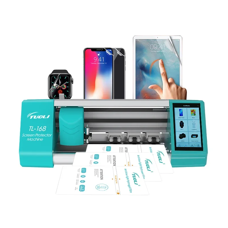 

Real photo TPU Hydrogel Film Intelligent Hydrogel Film Mobile Screen Protector Cutting Machine