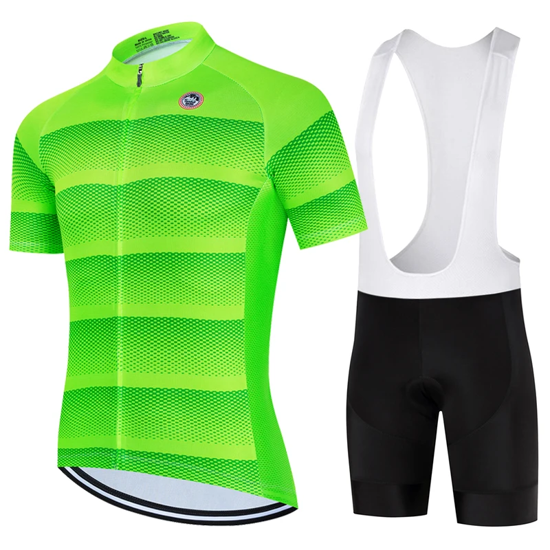 New Cycling clothing short sleeve suit men's summer road cycling clothing quick dry breathable mountain bike riding pants top