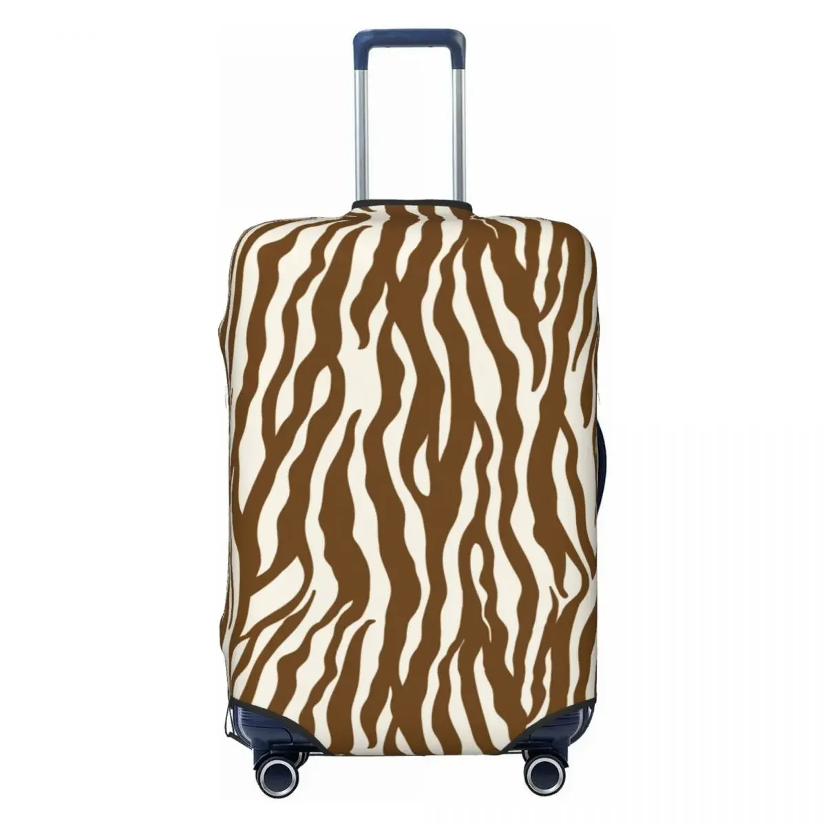 Zebra Pattern Suitcase Cover Stripe Travel Protector Vacation Elastic Luggage Case