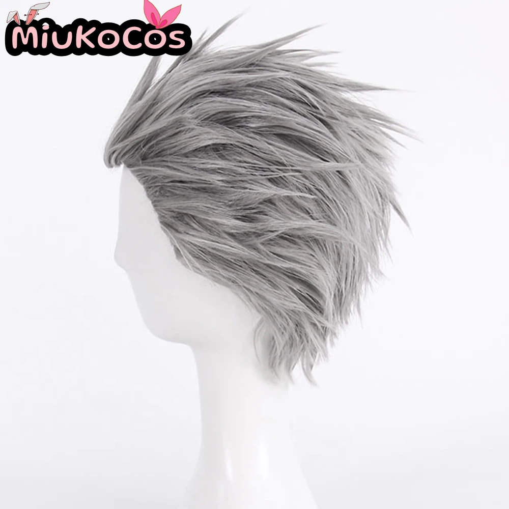 재고 있음 Vergil 코스프레 가발 MiukoCosplay 게임 Devil May Cry 5 코스프레