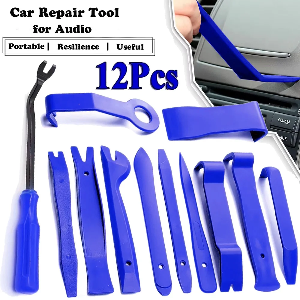 

5/11/12 шт., инструмент для ремонта автомобильной аудиосистемы, инструмент для снятия панели, автомобильные зажимы, съемник панелей, инструменты для автоматического съемника обшивки, набор