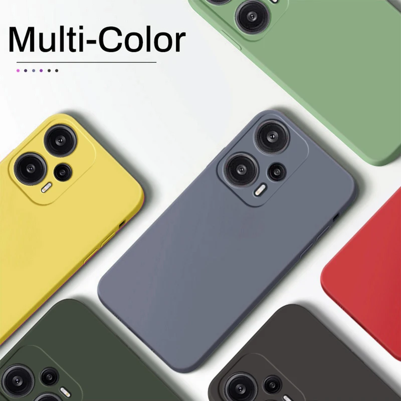 Funda Original de silicona líquida para teléfono, carcasa suave a prueba de golpes para Xiaomi Poco F5 F 5 Pro F5Pro PocoF5