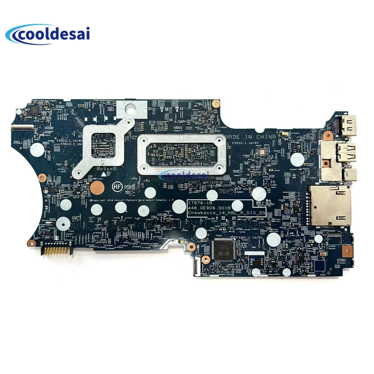 For HP Pavilion x360 Convertible 14-CD Laptop Motherboard L18173-601 L18157-601 L18159-601 17878-1B 448.0E906.001B