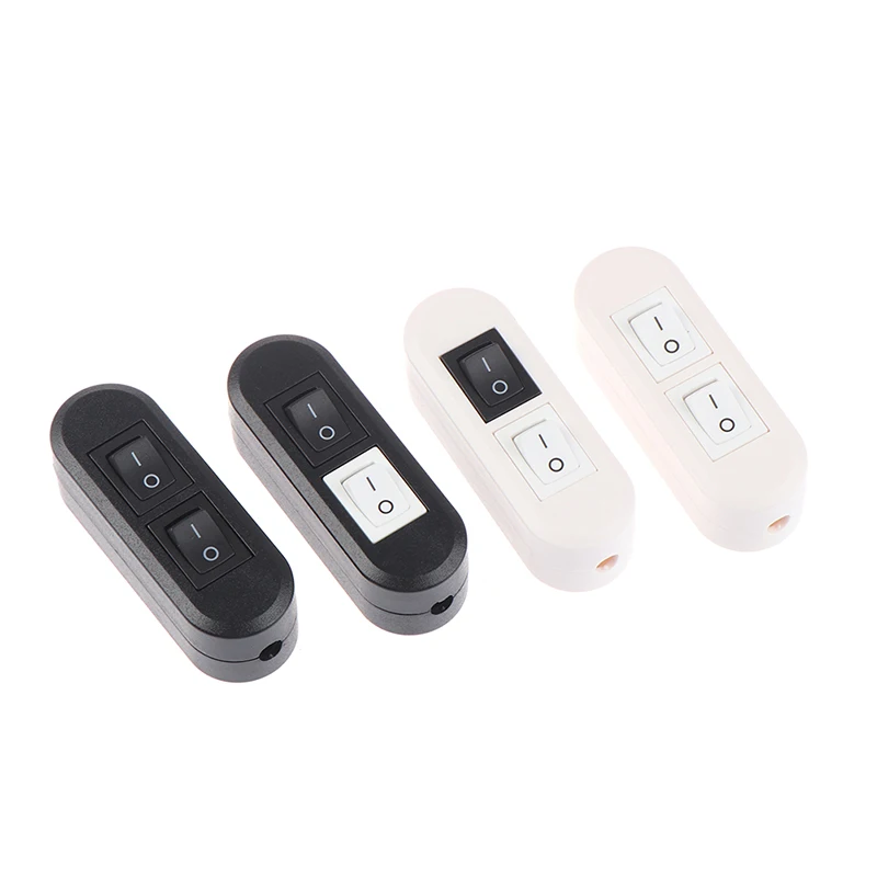 1pcs Double Control Table Lamp Floor Lamp Mother Lamp Online Switch Two-button Dual Control Switch