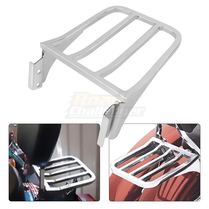 

For Harley Sportster XL 04-17 Dyna 06-17 Softail 84-05 FLST FLSTC LSTSC 06-17 Motorcycle Sissy Bar Backrest Luggage Rack