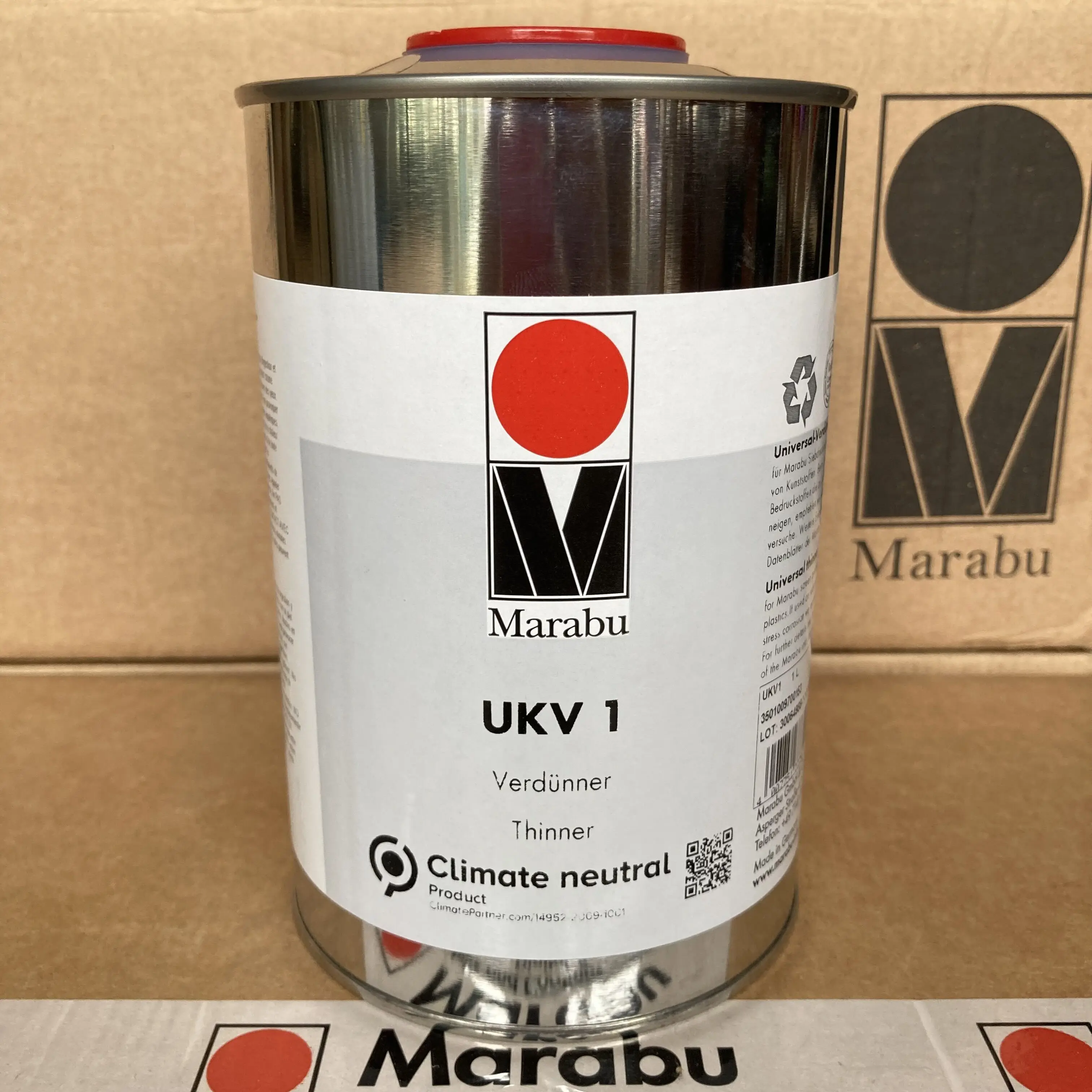 Marabu UKV1 Thinner - Fast-Drying Diluent for Marabu Inks