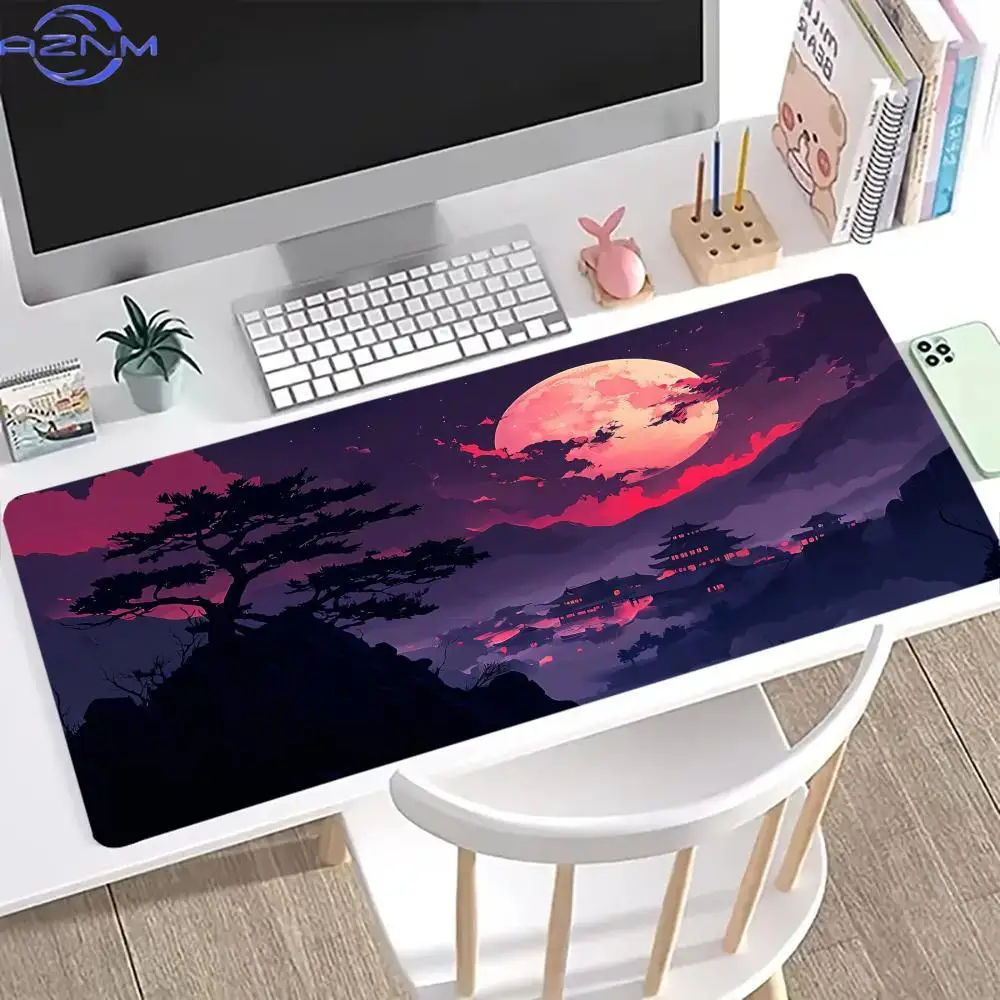 Sunset scenery Mouse Pad Pc Gamer Mousepad Rubber Mouse Mat Gaming Speed Keyboard Pads Office Rubber Desk Mat