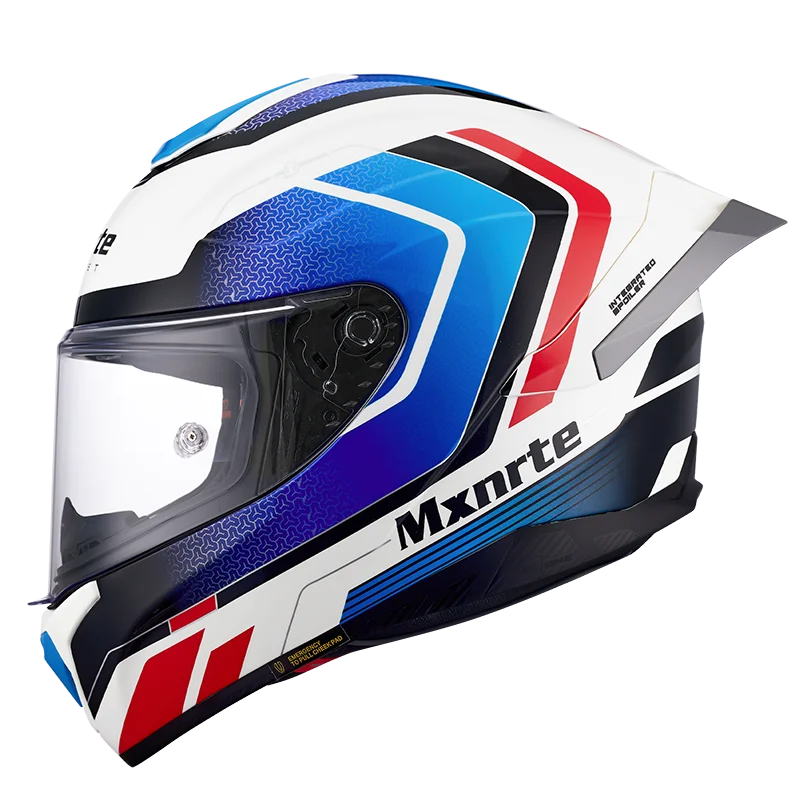 Orignal Mxnrte White Red Blue Dodge Helmet Men and Women Full Face Helmet Off-Road Safety Motorcycle Helmet Casque DOT Approved