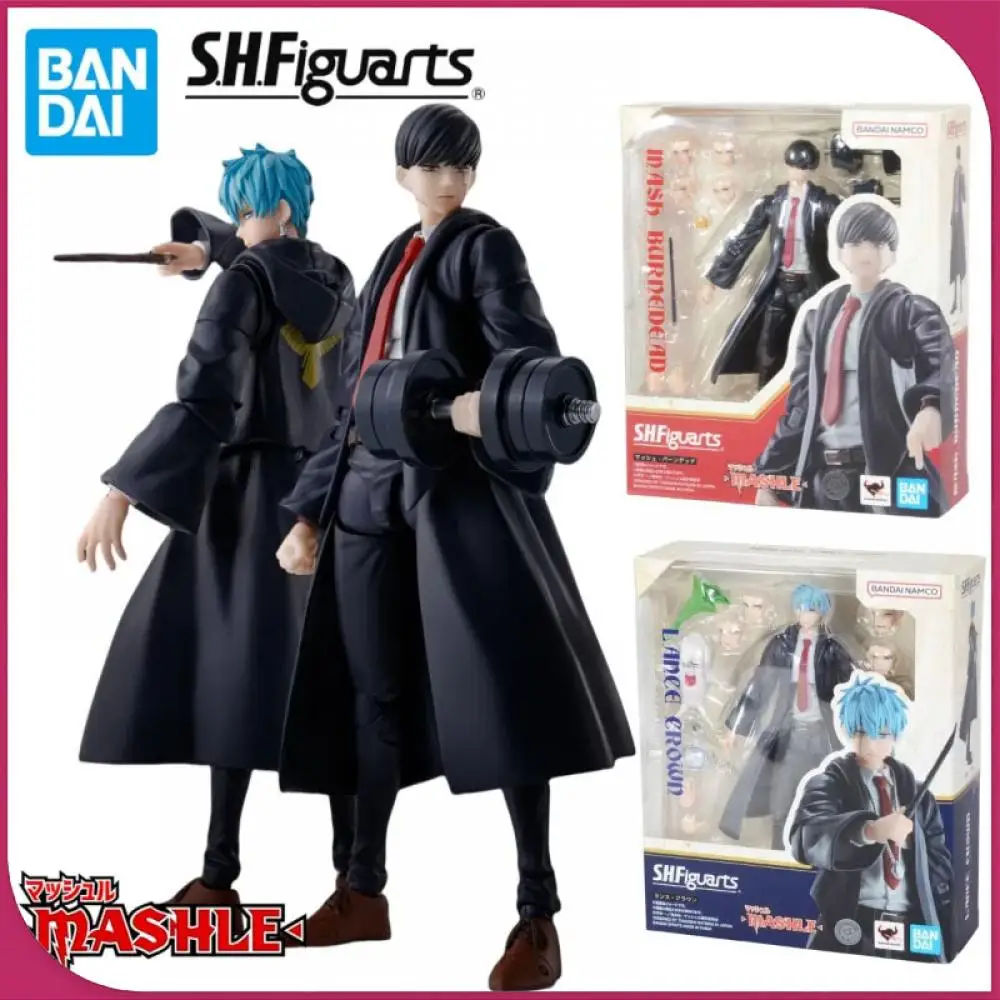BANDAI S.H.Figuarts Original Mashle: magia y músculos Mash Burnedead Lance Crown Anime figura de acción regalo de cumpleaños juguete para regalo
