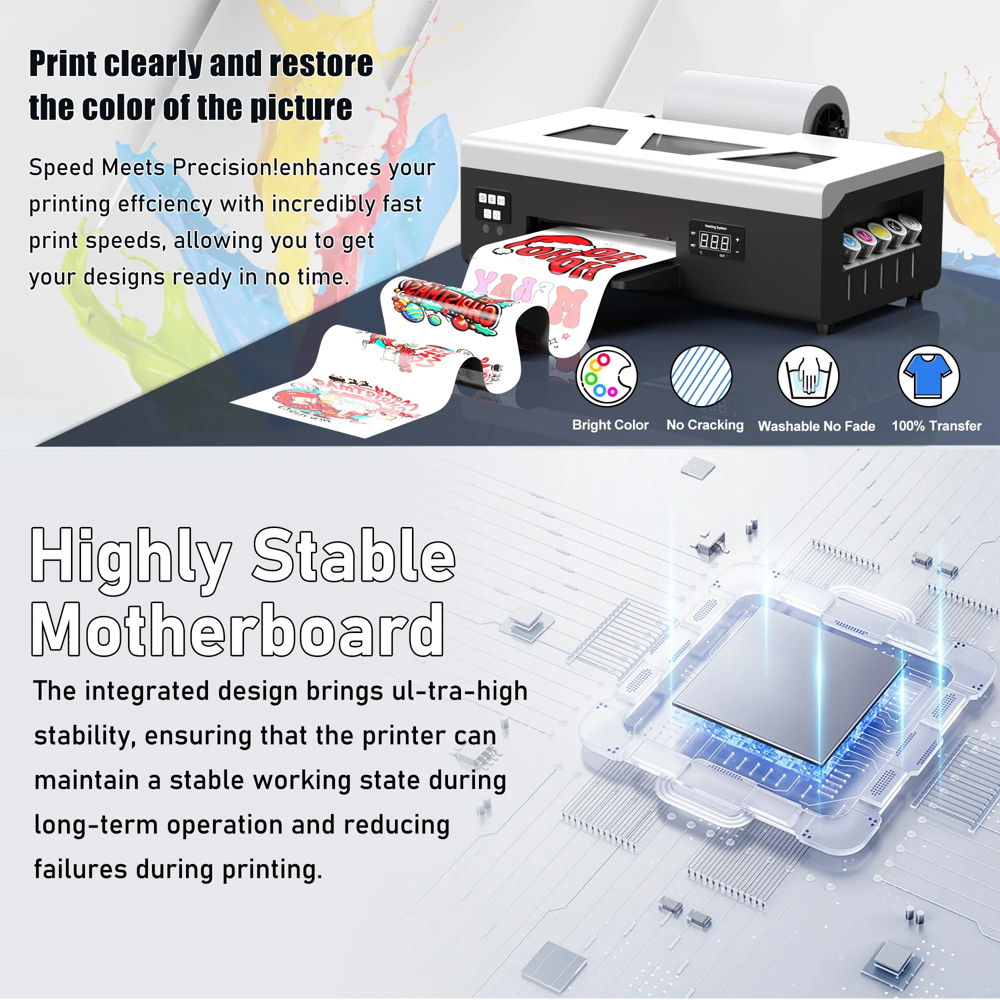 Applicable to A4 DTF Printer for Epson L805 Impresora DTF A4 Fabric Printing Machine Directly to Film Transfer Printer for Texti