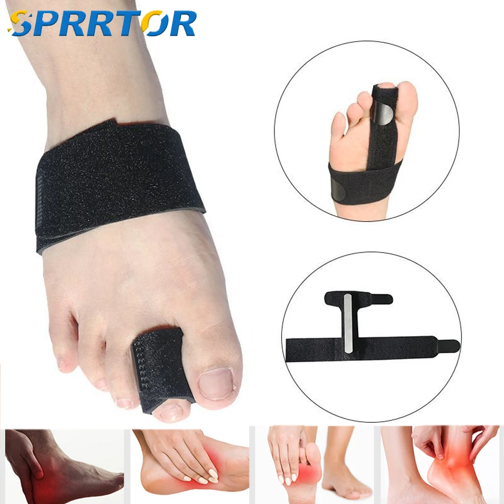 1Pcs Toe Splint,Toe Straightener for Bent Toe,Hammer Toe,Crooked Toe,Claw Toe,Toe Wrap to Support and Align Toe