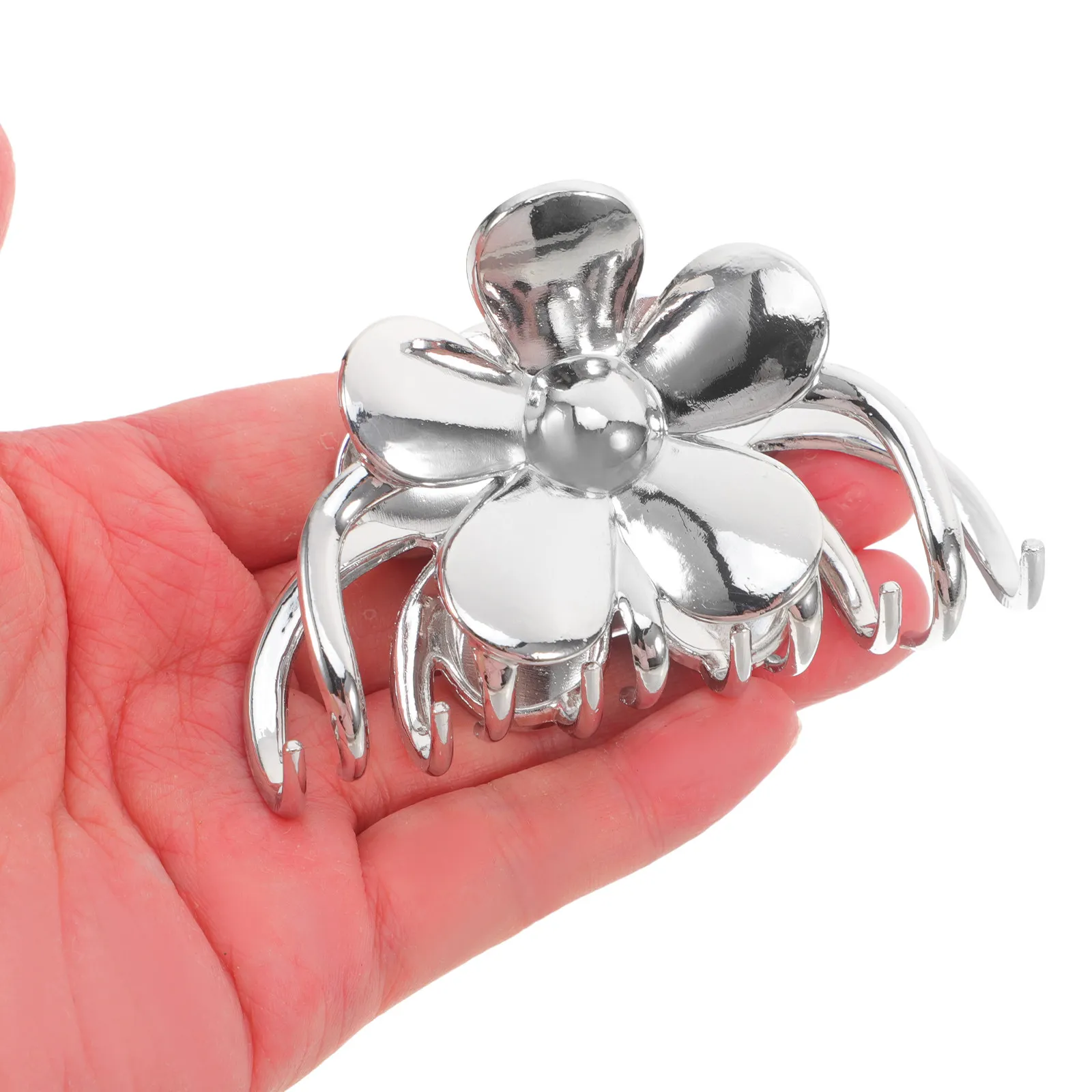 

Elegant Flower Hair Clips for Women Small Metal Claw Clip Boho Vintage Accessory Secure Hold for Updos and More