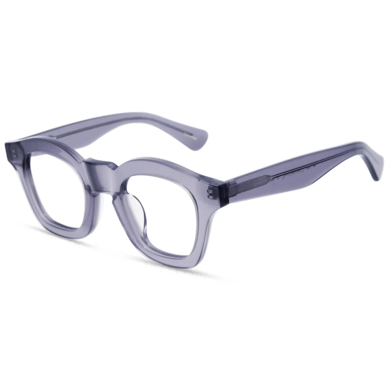 

Fashionable high-quality acetate coarse frame edge glasses frame for both men and women, niche optical lenses